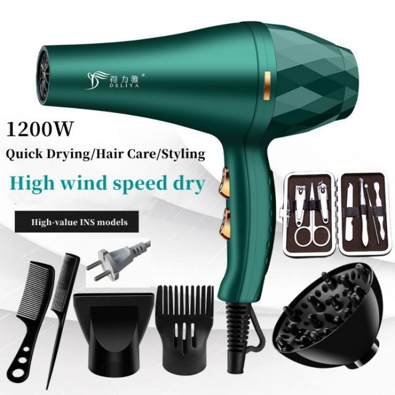 New High Wind Power Hair Dryer With Hot And Cold Constant Temperature Quick Drying Hood, Household Hair Salon Hair Dryer Tube