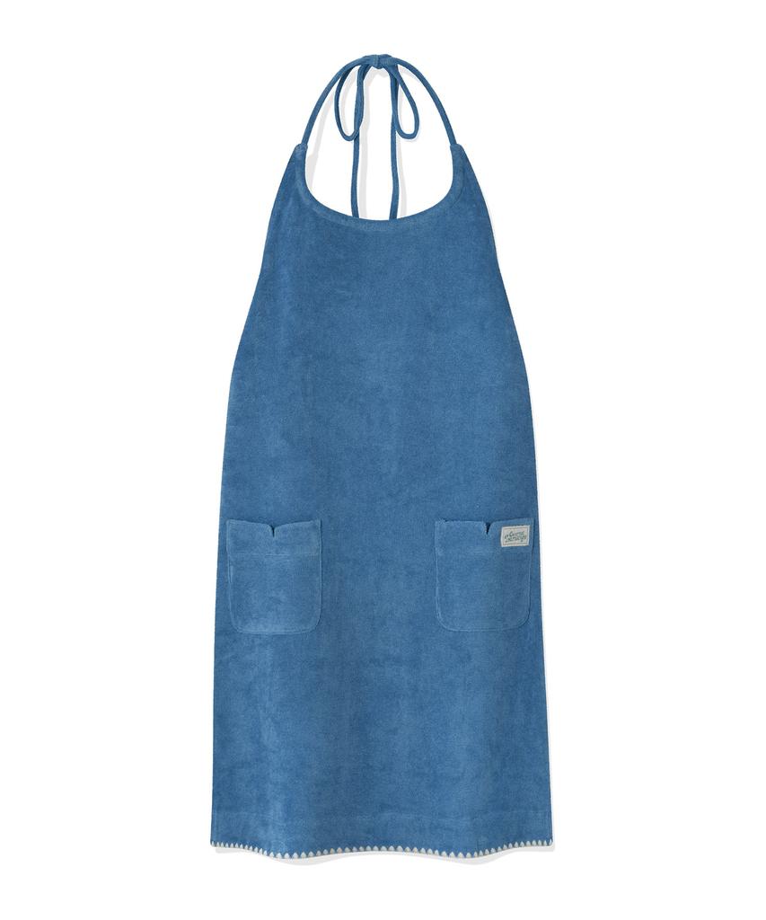Covernat Woman [Covernat X Le Mango] Women'S Cover-Up Terry Dress Sky Blue