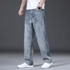 Men's Jeans, American Straight Pants, Men's Autumn and Winter Loose Trendy Brand Straight Pants, Versatile Youth Youth Pants, Thick