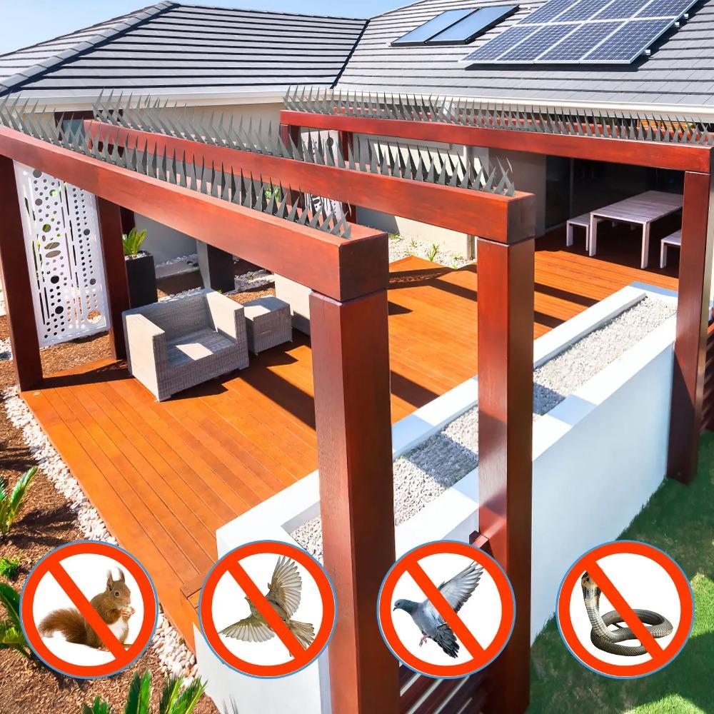 Entangle Anti-Bird Spikes Stainless Steel Anti-bite Deterrent Straps New Bird Repeller Outdoor