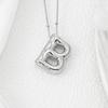 Smooth Chunky Bubble Initial letter Pendant Necklace Women Personality Jewelry Gold Balloon 26 Letter Necklaces