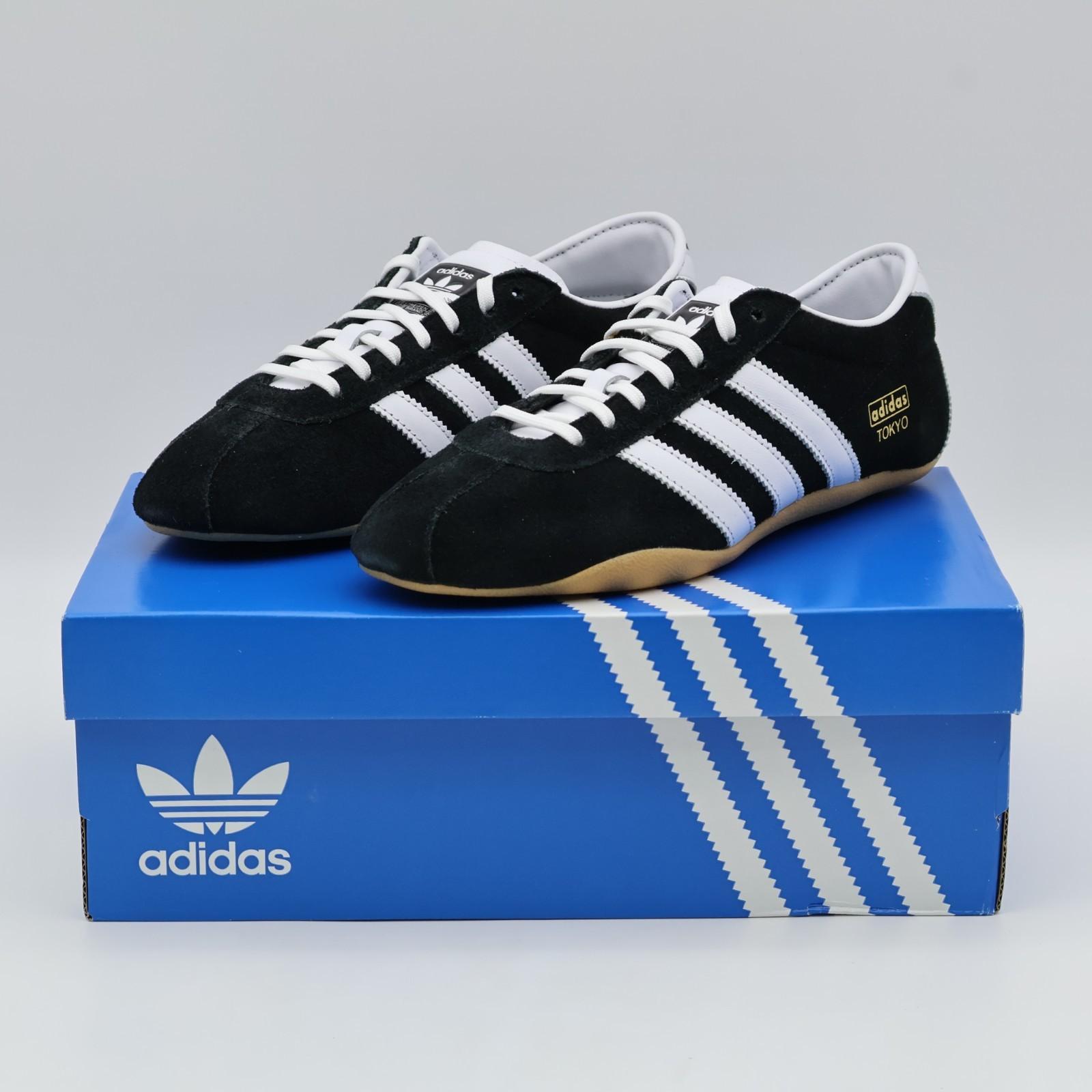JI0183 adidas Originals Токио Черный Основной Белый Обувь Резиновая (Женский) 10W
