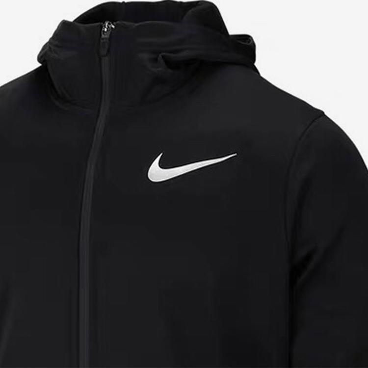 Nike Elite Basketball Training Hoodie With Logo Men Outerwear Black AQ9714-010