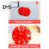 9CM 3D Suction Cup Ball Anxiety Stress Relief TPR Sticky Ball Toss Game Reusable Lightweight Mini Portable Kids Adults Sphere Toy