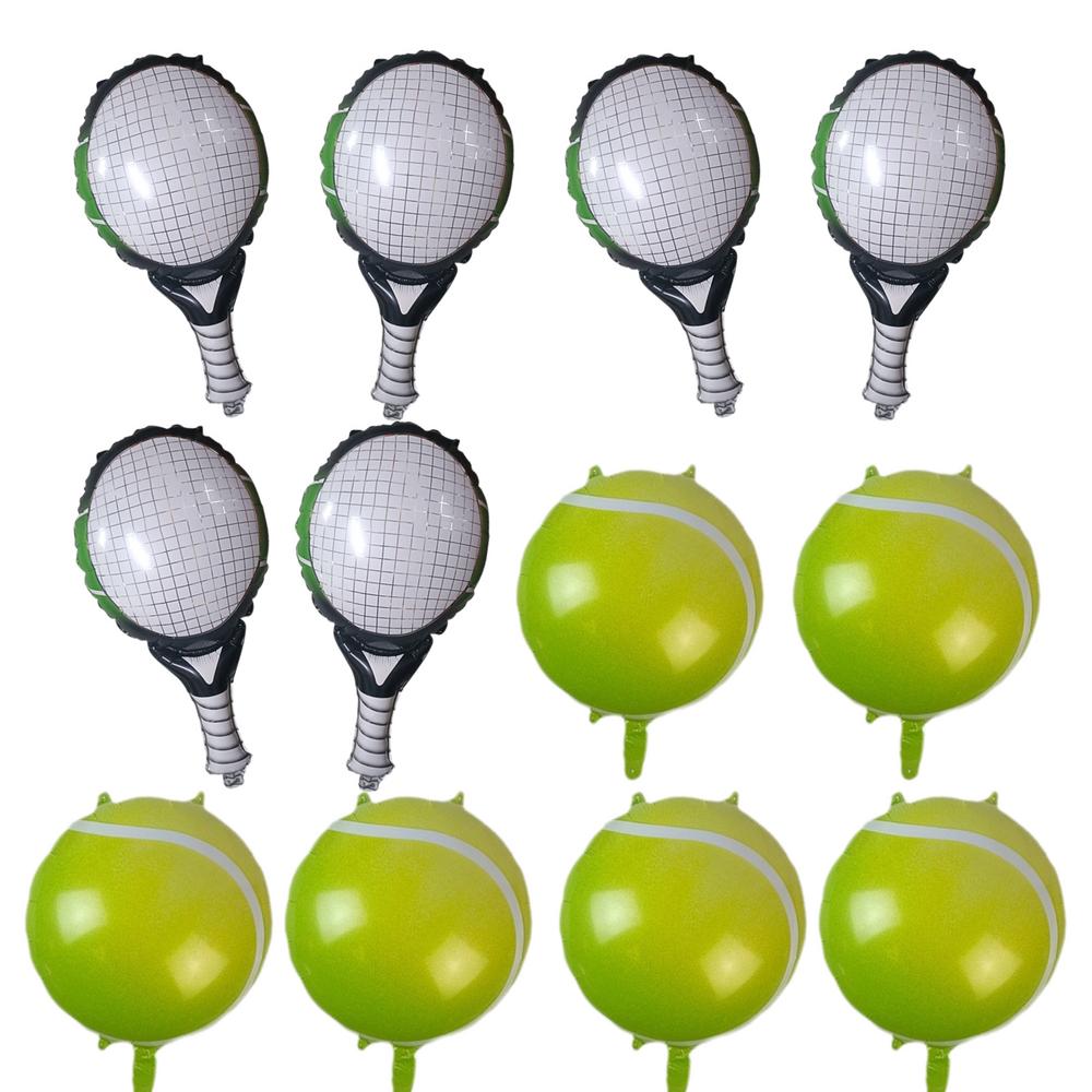 

Inflatable Tennis Decoration Ball Aluminum Foil Party Decorative Balloons Birthday Decorations Baby Shower Birthday Party Suppli Other