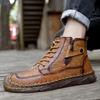 2025 höst stora storlekar herrskor nya höga vardagsskor herrskor utomhus Martin-kängor herrskor