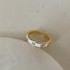 Sweet Butterfly Flower Purple Oil Drop Ring Female Niche Personality High Sense Simple Versatile Fashion Ring Ring