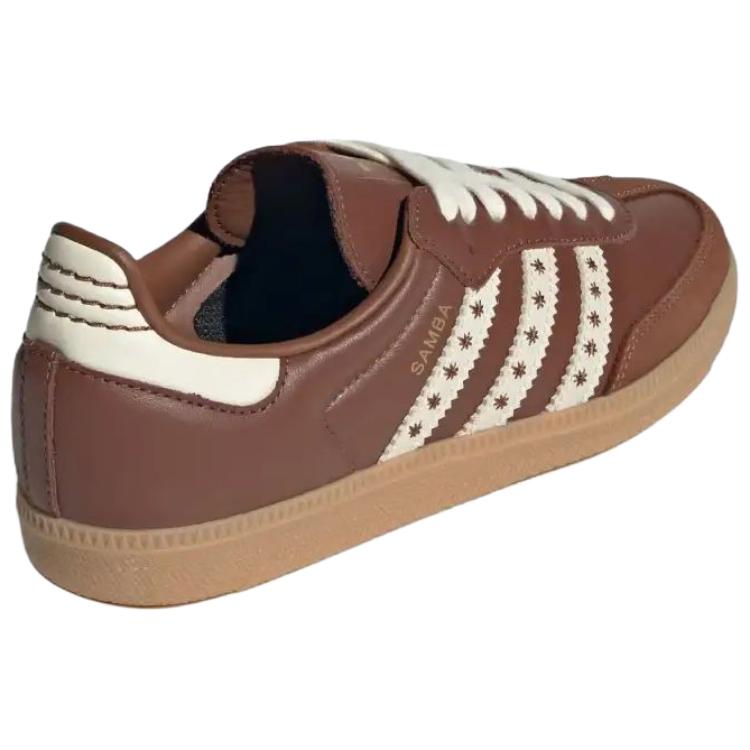 Adidas Samba OG Cloud White Preloved Brown Cream Women Sneakers Cream-White JR8821