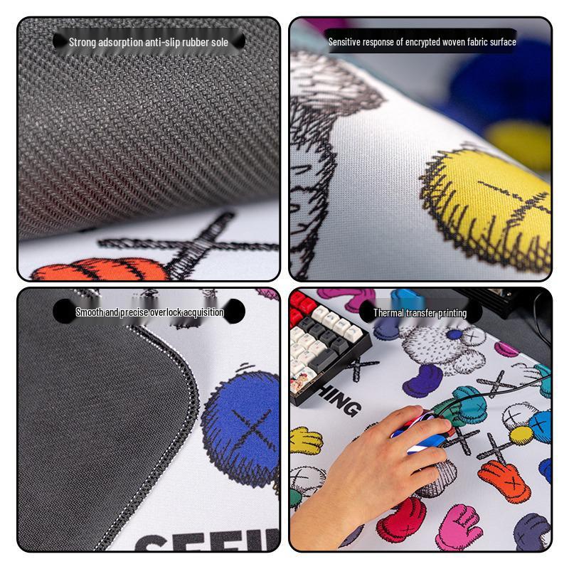 Popular E-sports Colorful Ultra-large Anti-slip Mouse Pad