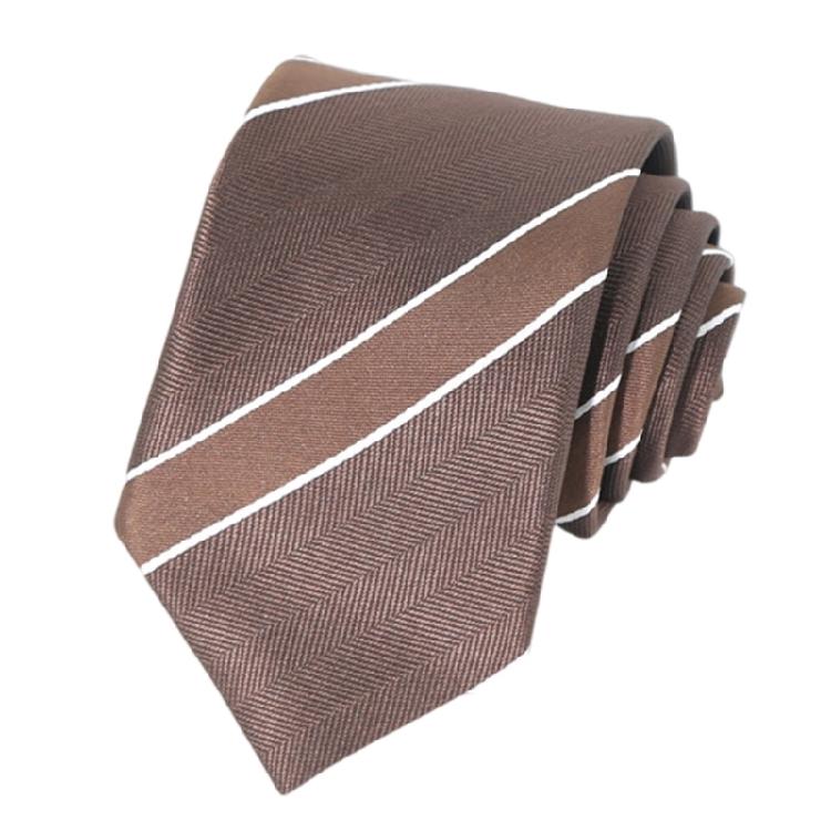 

Элегантный диагональный галстук из полиэстера, долговечный, подходит для официального наряда