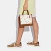 New COACH Dempsey Fabric With Cow Leather Tote Bag, Shopping Bag, Shoulder Bag, Crossbody Bag, Handbag Small Women's Brown C8253-IMTVF