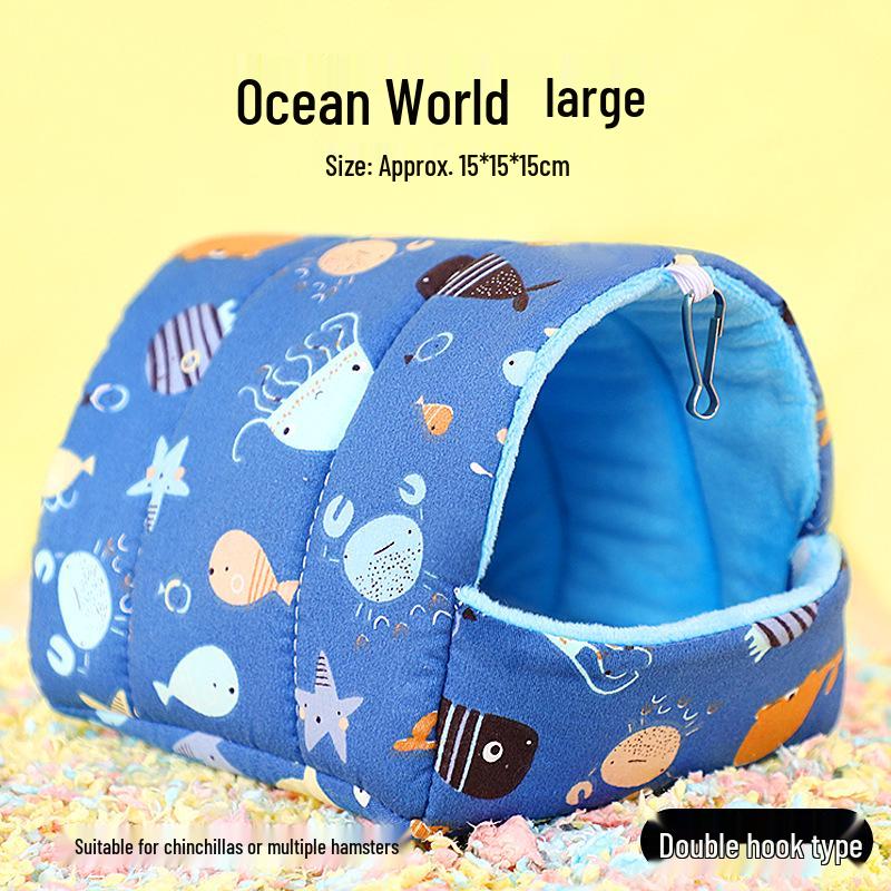 Warm Cotton Nest for Hamsters and Mice - Winter Sleeping Bag House