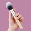 Single Flame Multi-functional Makeup Brush: Soft Bristle Blush, Powder, and Highlighter Brush