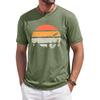 Runcati Mens Short Sleeve T-Shirts Casual Graphic Tees Summer Beach Tops | Printed, Crewneck, Hawaiian, Vintage Shirt