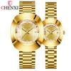 CHENXI Fashion Casual Couple Watch Stainless Steel Band Luminous Business Men Women Quartz Wristwatches Perfect Valentine Gift
