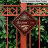 2D Flat, 1pc, Blooming Time Theme, Decorative Gift for Gardening Lovers, Vintage Metal Aluminum Sign, Suitable for Garden, Greenhouse, Balcony