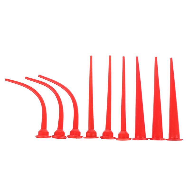Long Caulking Nozzle Set Plastic Caulking Nozzle Applicator Sausage Caulking Extension Tool Camber