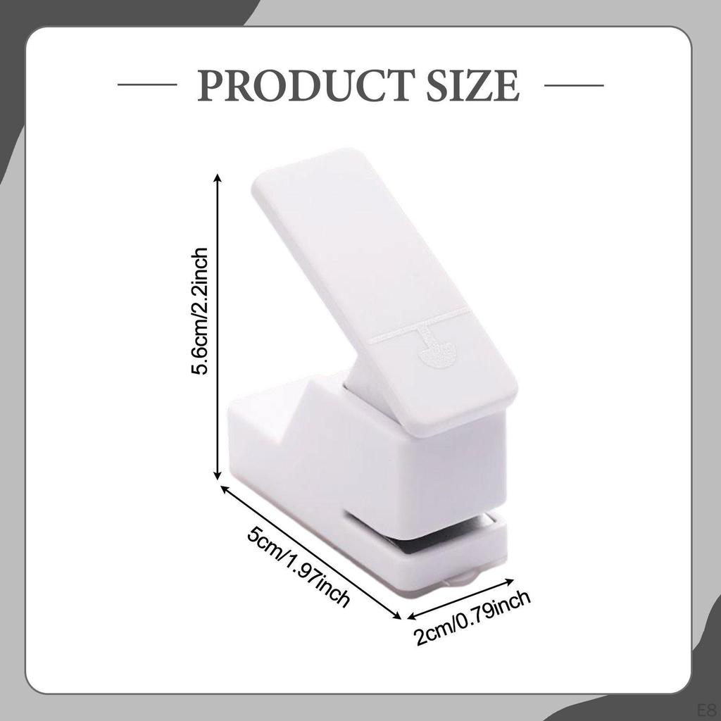 Perfurador para Crianças, Leve e Prático, Furo Único, Pastas Diários.