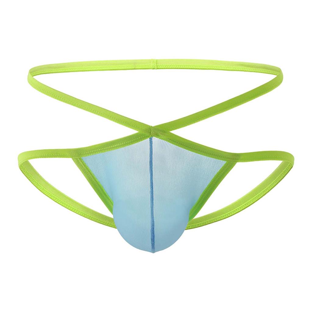 Men's Sexy Pants, Fashionable Shorts, Jeans, Printed Large-sized Low Waisted Elastic Underwear