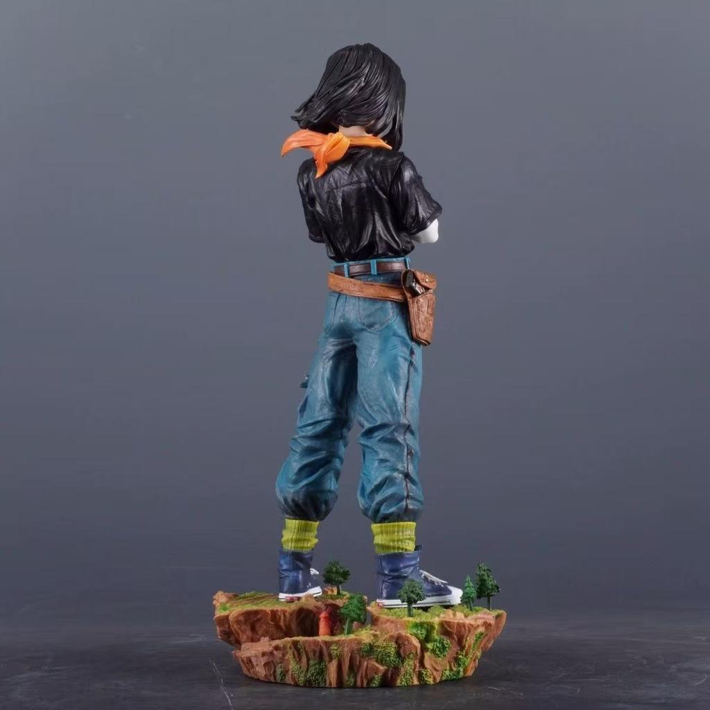 Black Pearl Cyborg 18th Dragon BallZ SSj3 Super Goku Broly 11.41Inch/29cm Can Move PVC Battle Favorites Figure hot toys Gifts