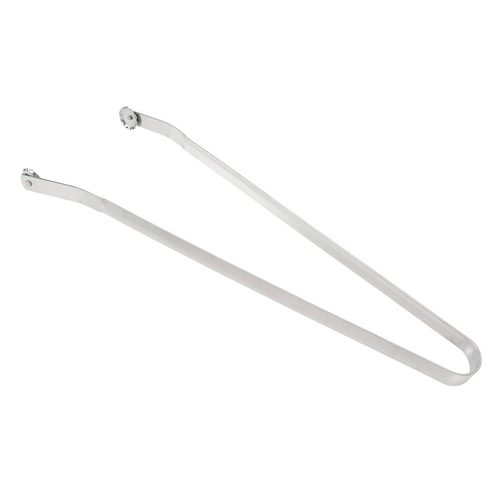 BBQ Sausage Turning Tongs Stainless Steel High Temperature Resistant Secure Grip Ergonomic Kitchen Cooking Grill Tongs