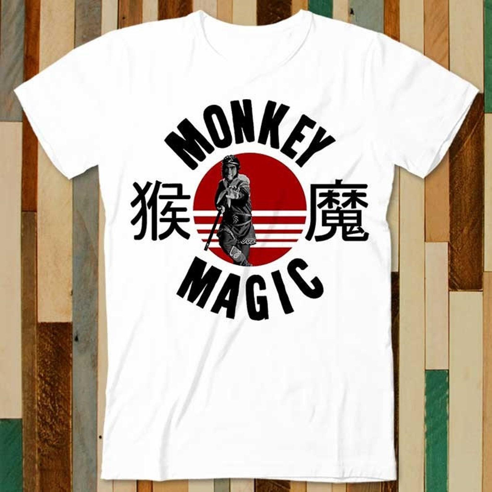 Monkey Magic Japanese Poster TV Series T Shirt Adult Unisex Men Women Retro Design Tee Vintage Top A4980 S