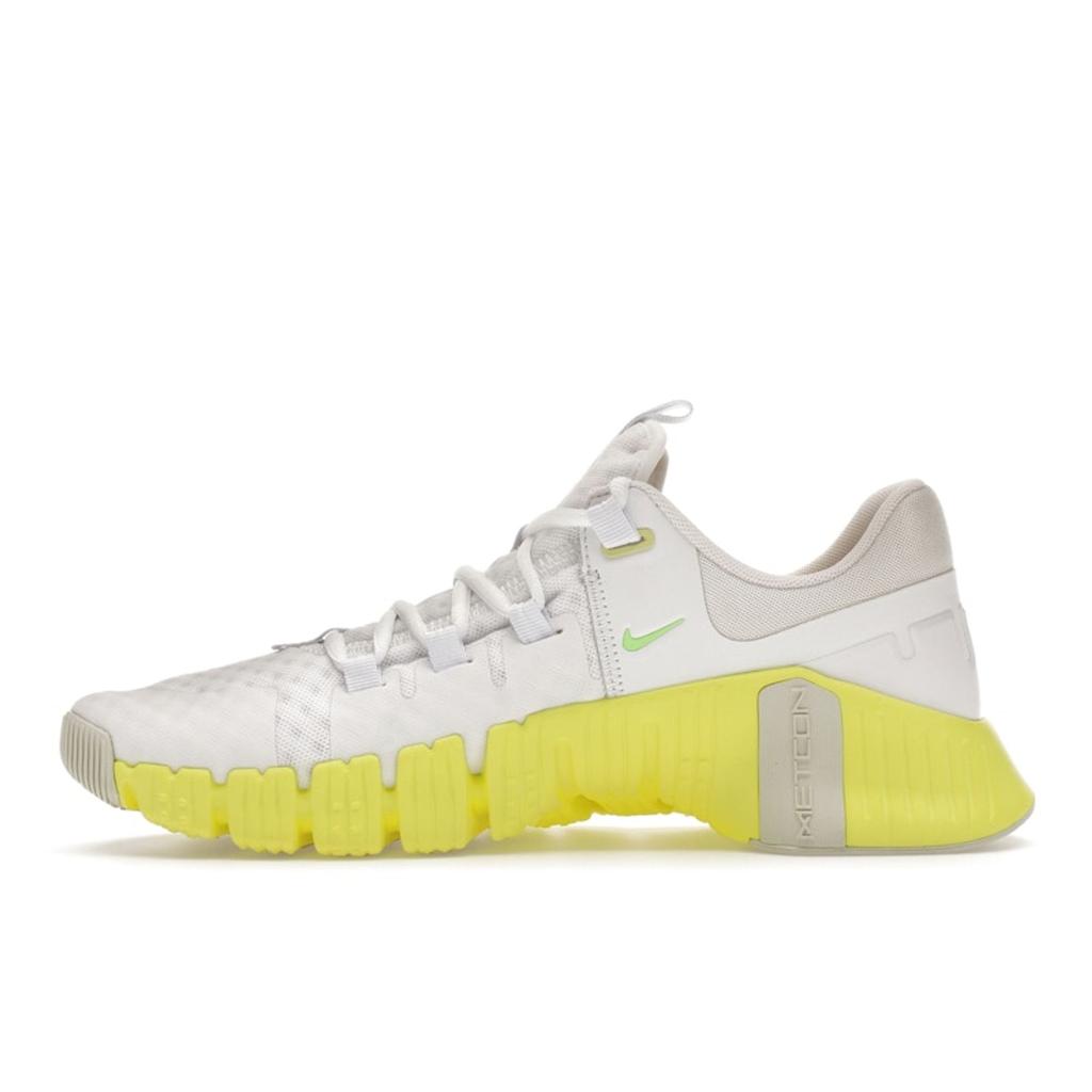 Nike Gratis Metcon 5 White Lime Blast Joggesko for kvinner Lysende-grønn Sea-Glass DV3950-106