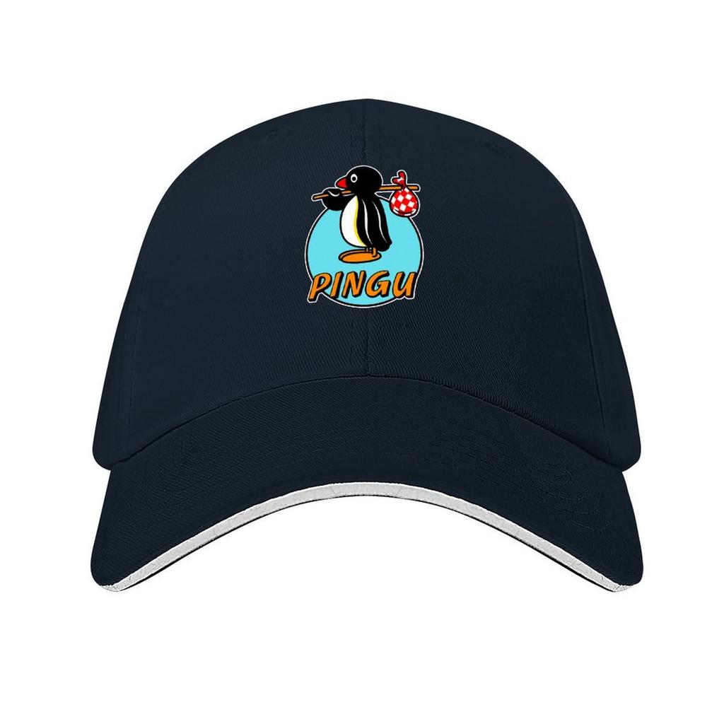 Pingu TV-serier Basebollkeps designerkeps lyxkepsar Barnhatt Solskydd Pojke Kvinnor