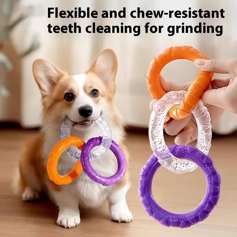 

Dog tug-of-war toy puppy grinding teeth cleaning pulling bite-resistant toy puppy training interactive pet boredom relieving artifact