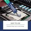 High Performance Thermal Grease for CPU & GPU Cooling - 15g Silicone, Alumina & Zinc Oxide Thermal Paste for Efficient Heat Dissipation, Easy Applicat