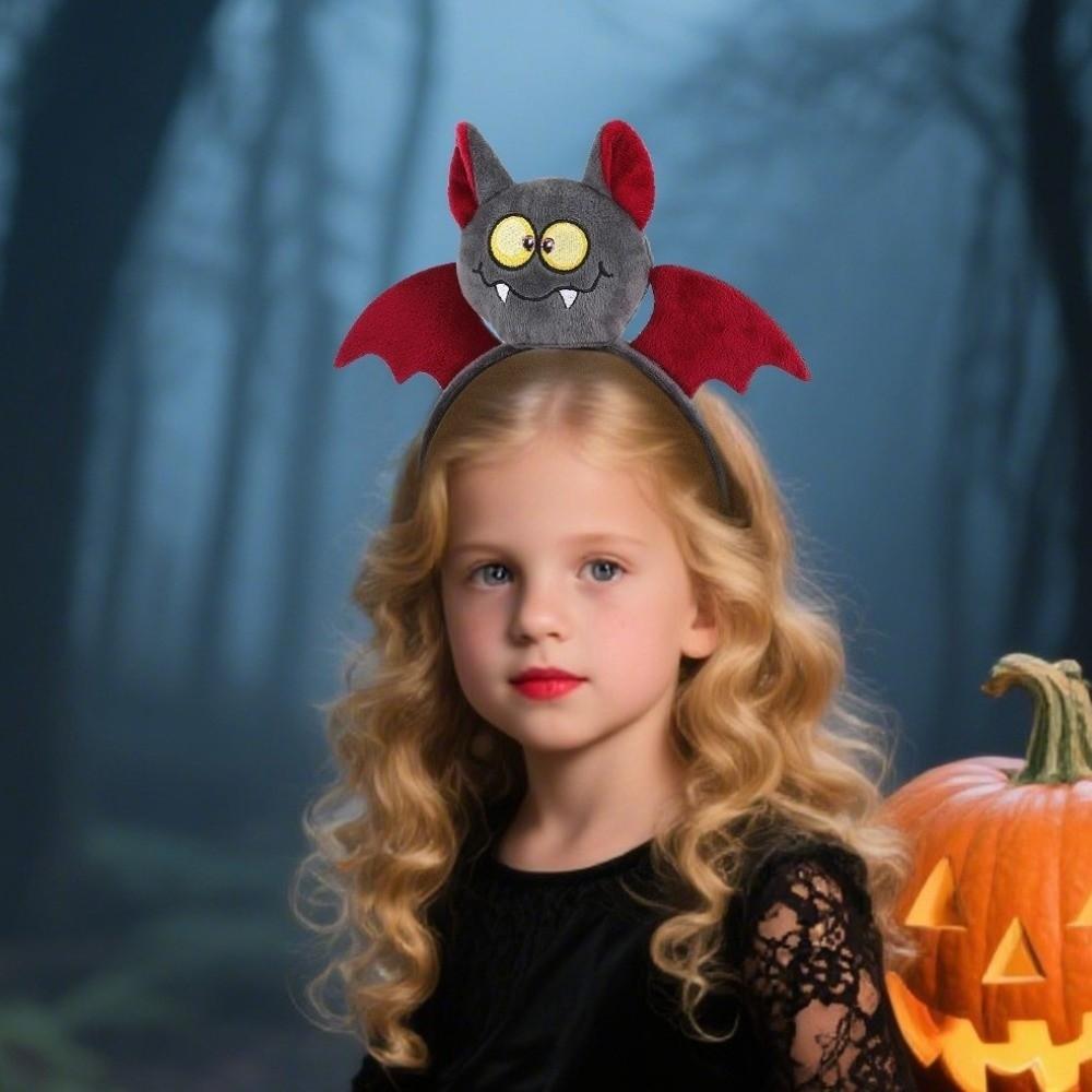 Pumpkin Halloween Headband Bat Catoon Hairband Novelty Halloween Hair Hoop  Photography Props