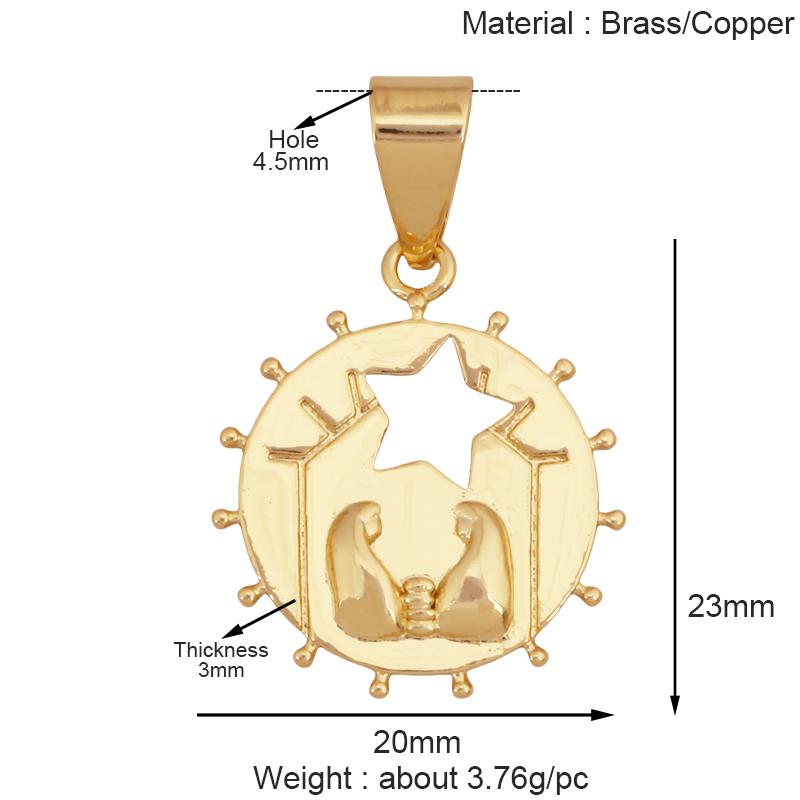 Fashion Cowboy Hat Boots Dance Shoes Bra Birdcage Sports Charm Pendant,Zircon Real Gold Necklace Craft Jewelry Supplies K68