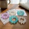 3PCS Elastic Crystal Bead Squeeze Bracelet Sensory TPR Soft Stress Wristband Hand Relax Stretch Fidget Bracelet Birthday Gift