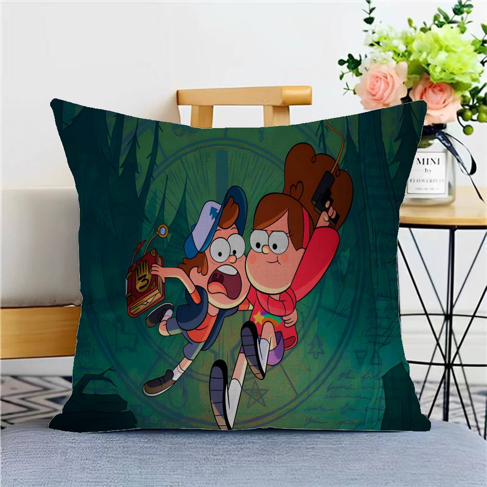 Film Gravity Falls Pillow Gift Home Office Decoration Bedroom Sofa Car Cushion Cover Case 45x45