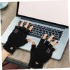 Multi Use Heated Gloves USB Double Sided Warming Half Full Finger Convertible for Outdoor Adventures Office Work School Studying