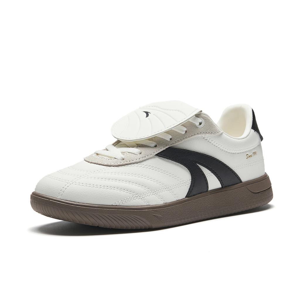 Anta Flap Shoe Skateboard Shoes Women's Ivory White/Basic Black 922628069-7