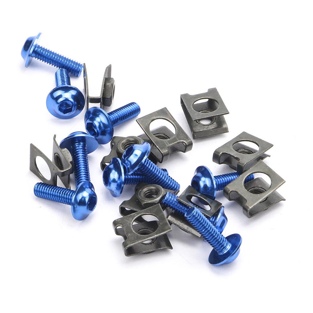 Red Grebest Bolts Kit Fastener Clips Screws Motorcycle Parts Repair Tool 158Pcs Motorcycle Fairing Bolts Fastener Clips Screw for Yamaha YZF R6 1999-2002