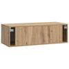 Wall Mounted TV Cabinet 98 x 41 x 30 cm Artisan Oak