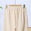 Mom's Summer Ice Silk Wide-Leg Pants - Loose, Casual, Nine-Point for Middle-Aged & Elderly Women