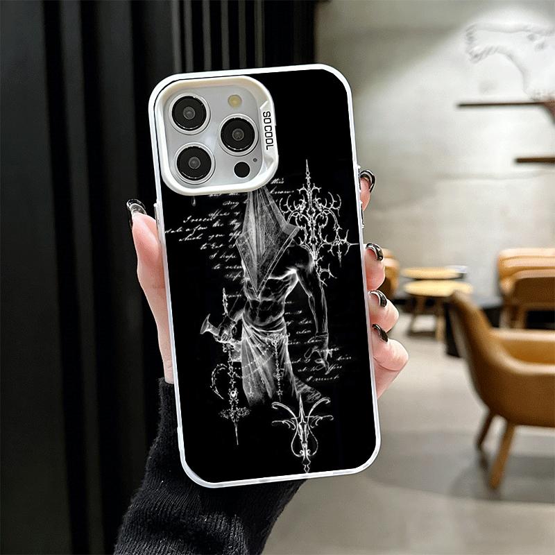 Silent Hill Horror Theme Shockproof Phone Case for iPhone 17 Air 16 16E 15 Pro Max 14 Plus 13 Mini 12 Back Cover Anti Fall Funda