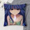 H-Higurashi When They Cry Double-Sided Printed Square Decorative Cushion Cover For Sofa Living Room Home Decor