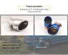 Compatible Titanium Blue Tailpipe for Magotan, Sagitar, Lavida, Golf, Tiguan, A4L, A1, A3 (1.4 & 1.6)