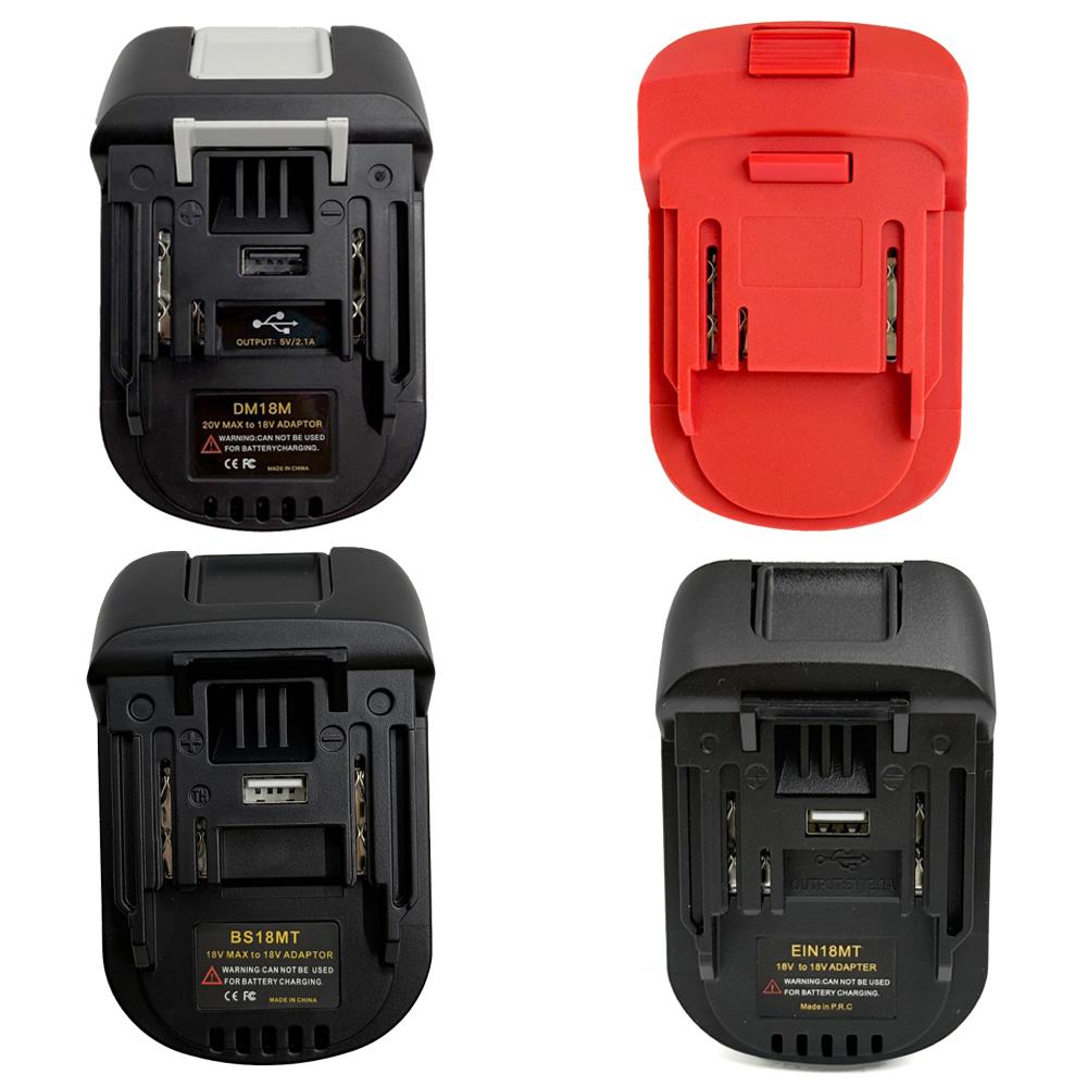 Adapter Converter for Dewalt/Milwaukee/Bosch/Einhell 18V Li-ion battery,for Parkside X11V Battery,Use for Makita 18V Li-ion Tool