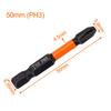 Screwdriver Bit Alloy Steel Orange PH1 PH2 Brand-New
