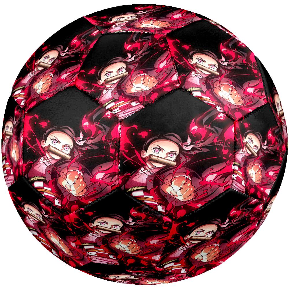 Demon Slayer Theme Size 5 Soccer Ball, Suitable for Both Indoor and Outdoor Matches, a Gift Suitable for Everyone.