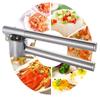 Stainless Steel Garlic Press Manual Garlic Crusher Handheld Garlic Mincer Kitchen Tool with Ergonomic Handle and Easy Clean Design
