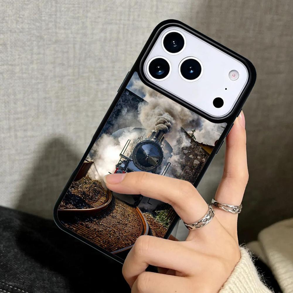Capa Case for iPhone 17 Air 16 Pro Max 15 Plus 11 13 Mini 14 12 Back Phone Cover Moscow locomotive
