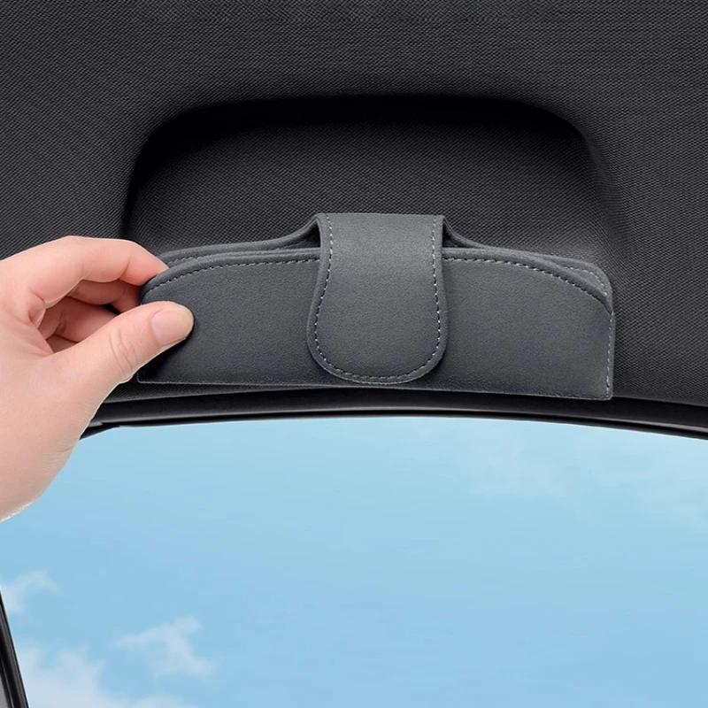 For BYD Sealion 07 EV Car Glasses Case Car Roof Handle Sunglasses Clip Car Interior Modification Automobile Interior Accessories