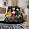 Classic Tv Throw Blanket Golden Girls Friend Ship Flannel Lightweight Plush Fuzzy Cozy Soft Blankets and Throws Custom Blankets2