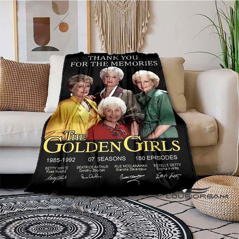 Classic Tv Throw Blanket Golden Girls Friend Ship Flannel Lightweight Plush Fuzzy Cozy Soft Blankets and Throws Custom Blankets2